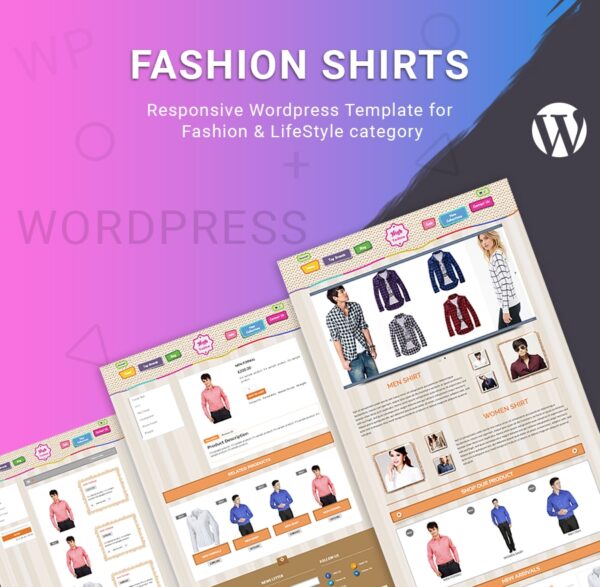 Fashion Shirts - Fashion & LifeStyle WORDPRESS TEMPLATE-0