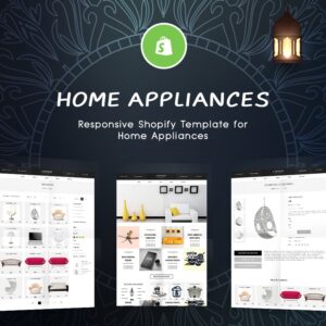 Home Appliances Shop Website Template - Shopify Theme-0