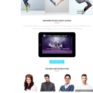 Dance Studio WordPress Theme