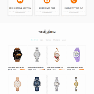 Watch Store WordPress Theme
