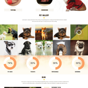 Pets Shop HTML Theme