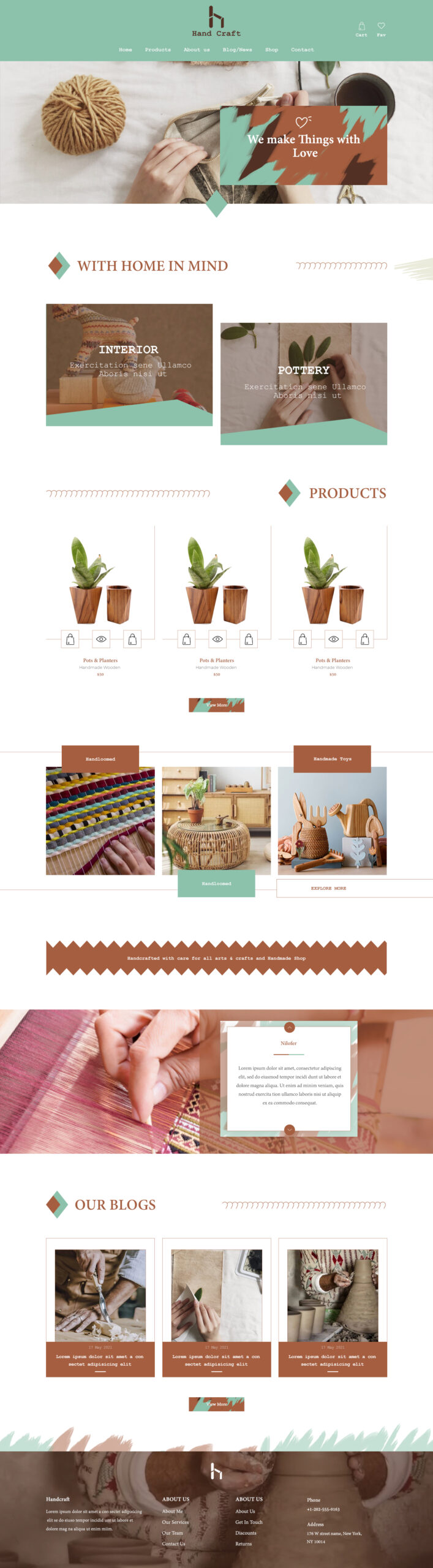 Handmade Crafts WordPress Themes